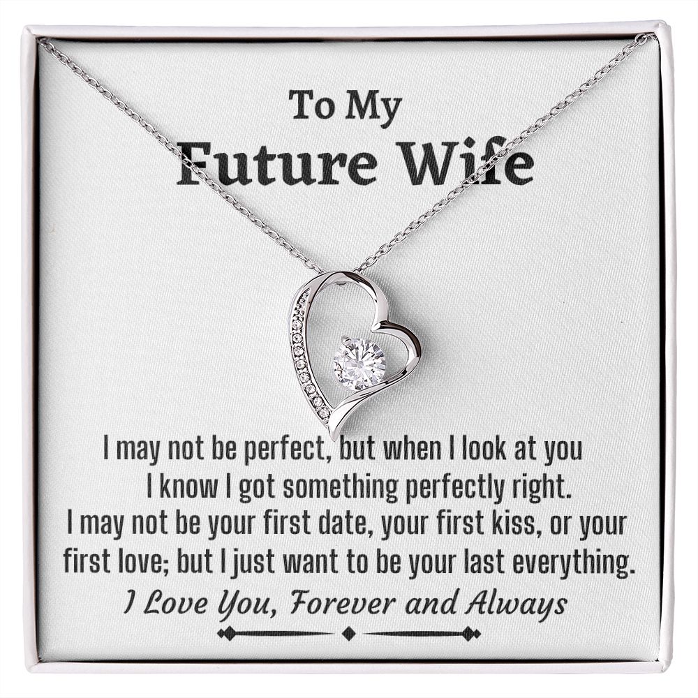 To Amazing Future Wife Forever Love Necklace, Birthday Gift, Wedding Day Gift, Christmas Gift - Family Gear Collections