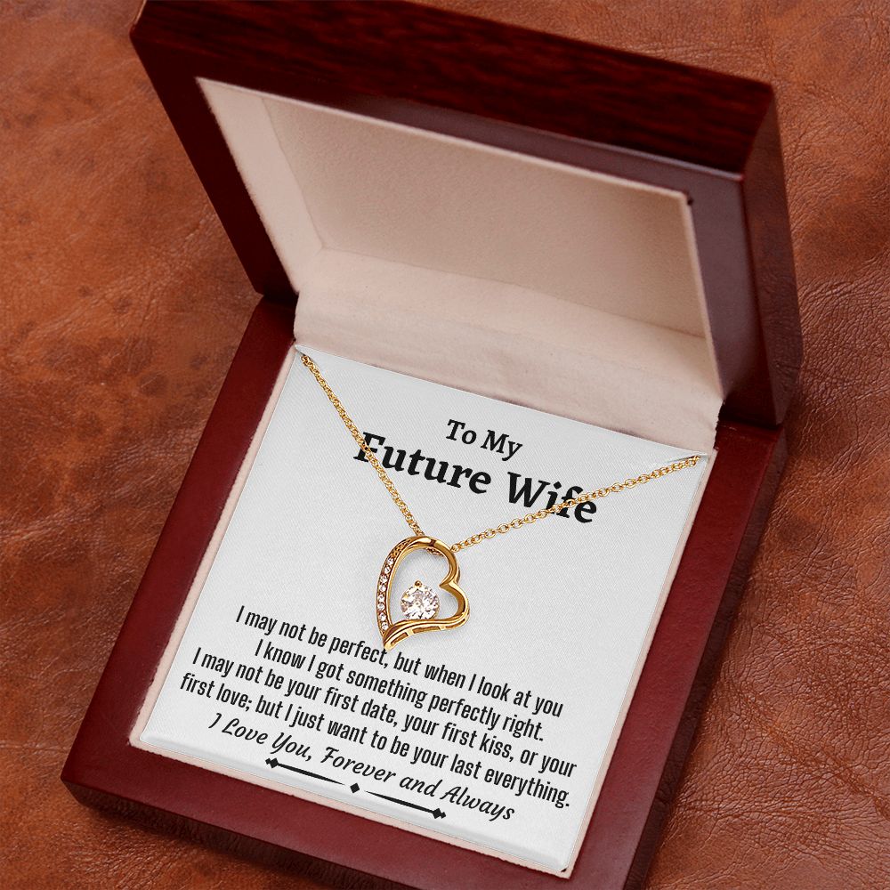 To Amazing Future Wife Forever Love Necklace, Birthday Gift, Wedding Day Gift, Christmas Gift - Family Gear Collections