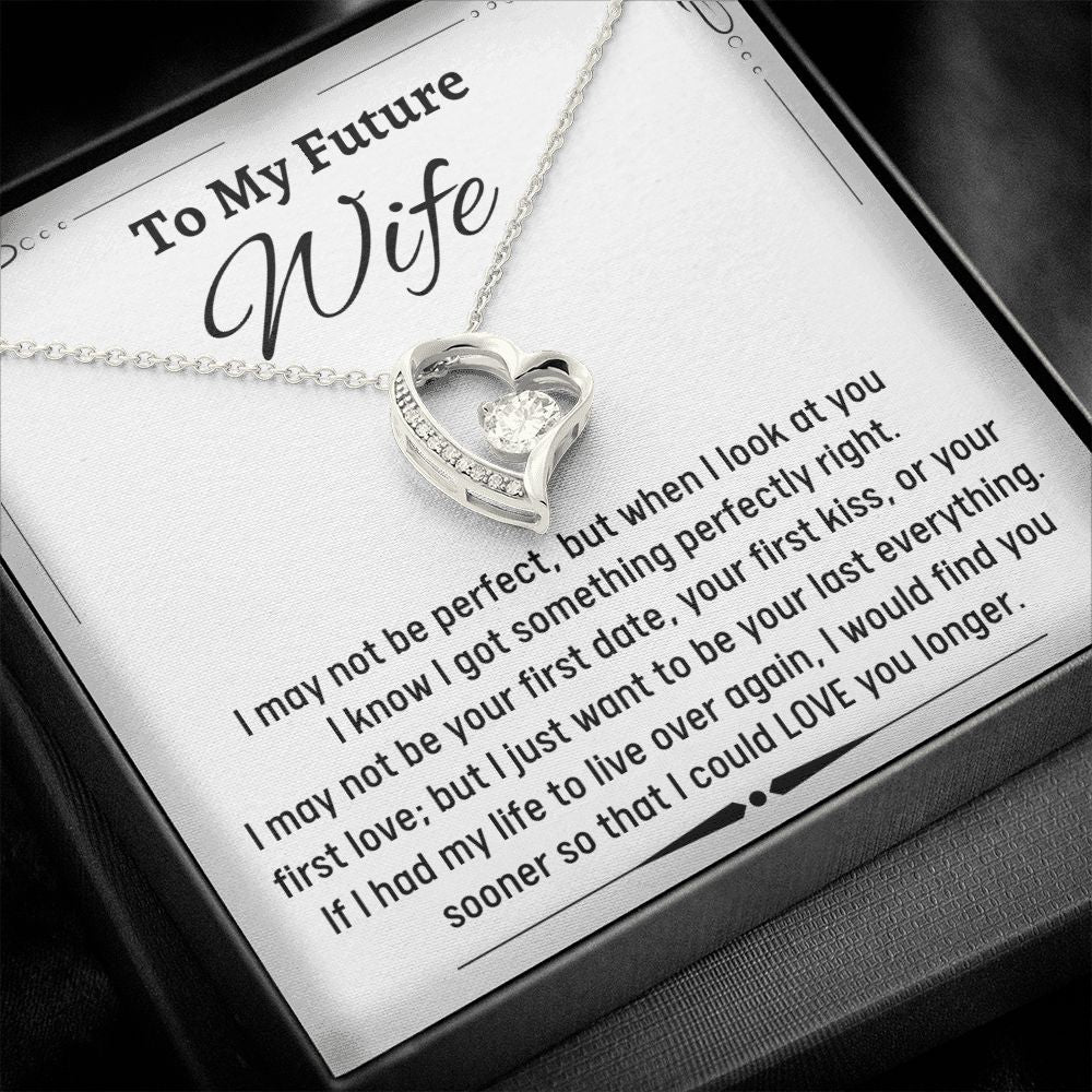 To Amazing Future Wife Forever Love Necklace, Birthday Gift, Wedding Day Gift, Christmas Gift - Family Gear Collections