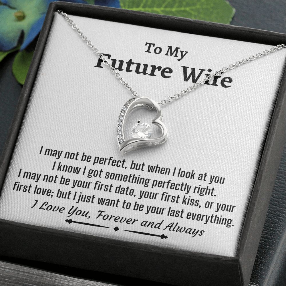 To Amazing Future Wife Forever Love Necklace, Birthday Gift, Wedding Day Gift, Christmas Gift - Family Gear Collections