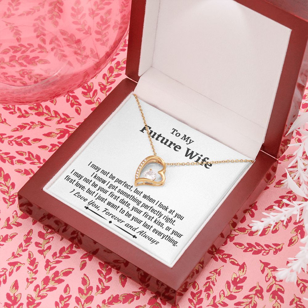 To Amazing Future Wife Forever Love Necklace, Birthday Gift, Wedding Day Gift, Christmas Gift - Family Gear Collections