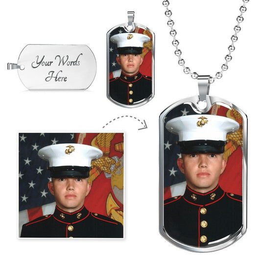 To My Amazing Boyfriend, Luxury Dogtag- Military Ball Chain, Christmas Gift For Him, Birthday Gift, From Loving Girlfriend - Family Gear Collections
