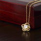 To My Beautiful Daughter, Love Knot Necklace, Birthday Gift, Meaningful Gift, From Loving Dad. I Love You Forever. - Family Gear Collections