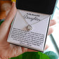 To My Beautiful Daughter, Love Knot Necklace, Christmas Gift, Birthday Gift, From Loving Mom - Family Gear Collections