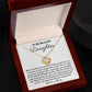 To My Beautiful Daughter, Love Knot Necklace, Christmas Gift, Birthday Gift, From Loving Mom - Family Gear Collections