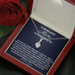 To My Beautiful Mom, Alluring Beauty Necklace, Wedding Gift From Bride, Gift From Daughter To Mother On Wedding Day, Thank You Mom Gift, Bride To Mom Gift - Family Gear Collections