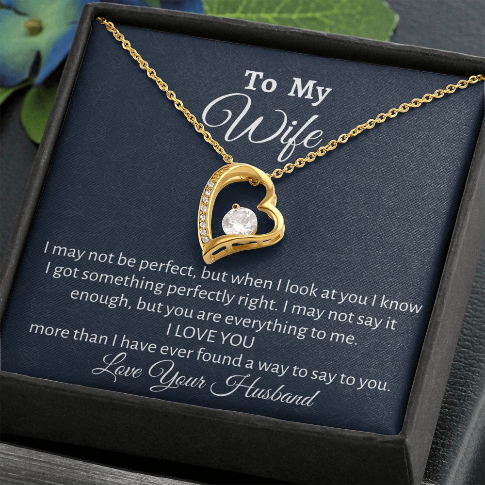 Romantic Gift For Future Wife - Open Heart Pendant Necklace - Sentimen –  Liliana and Liam