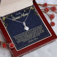To My Bonus Mom, Alluring Beauty Necklace, Mother's Day Gift, from Daughter In Law, Christmas Gift, Husband's Mom Gift, Mother-In Law Gift - Family Gear Collections