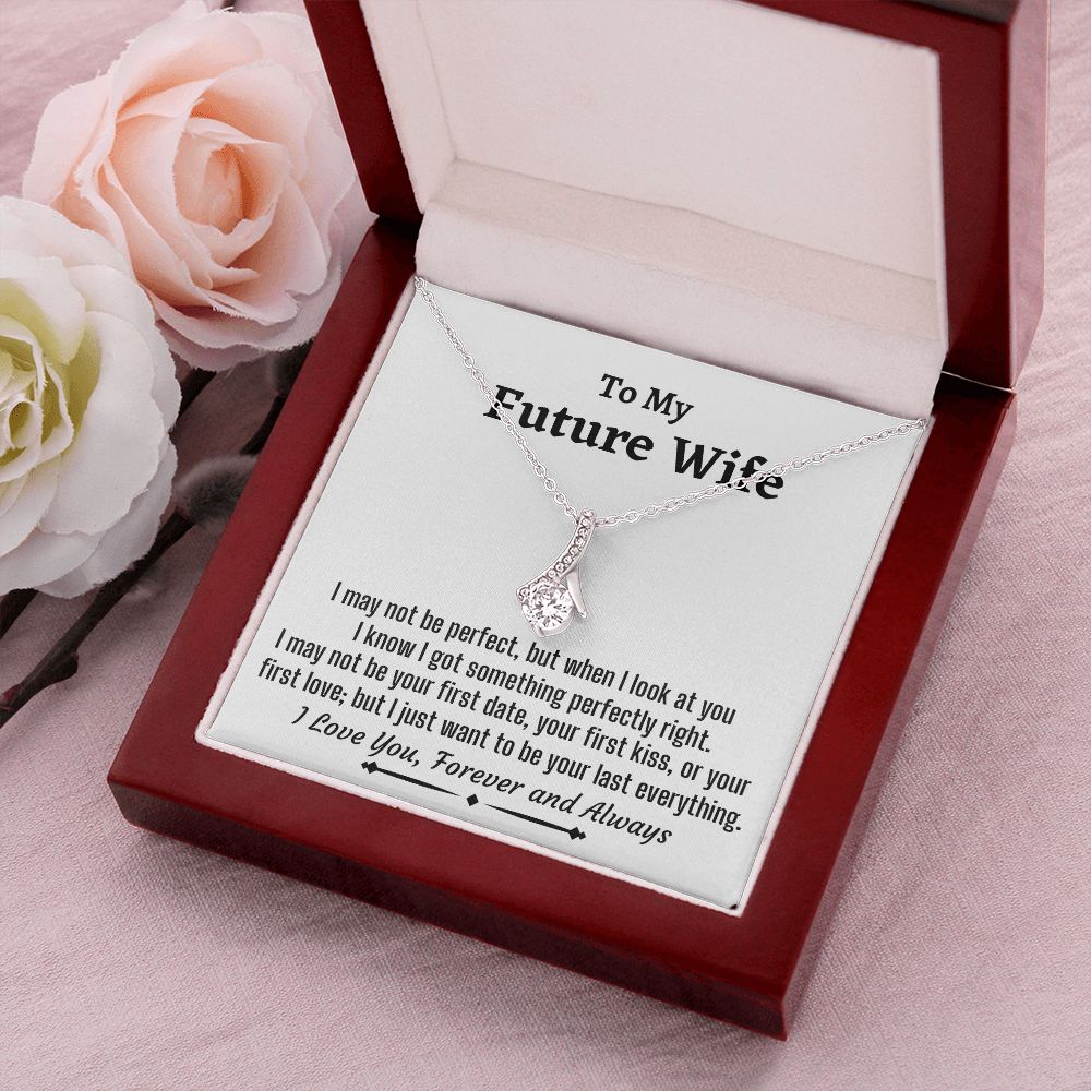 To My Future Wife Alluring Beauty Necklace, Birthday Gift ,Wedding Day Gift, Christmas Gift - Family Gear Collections