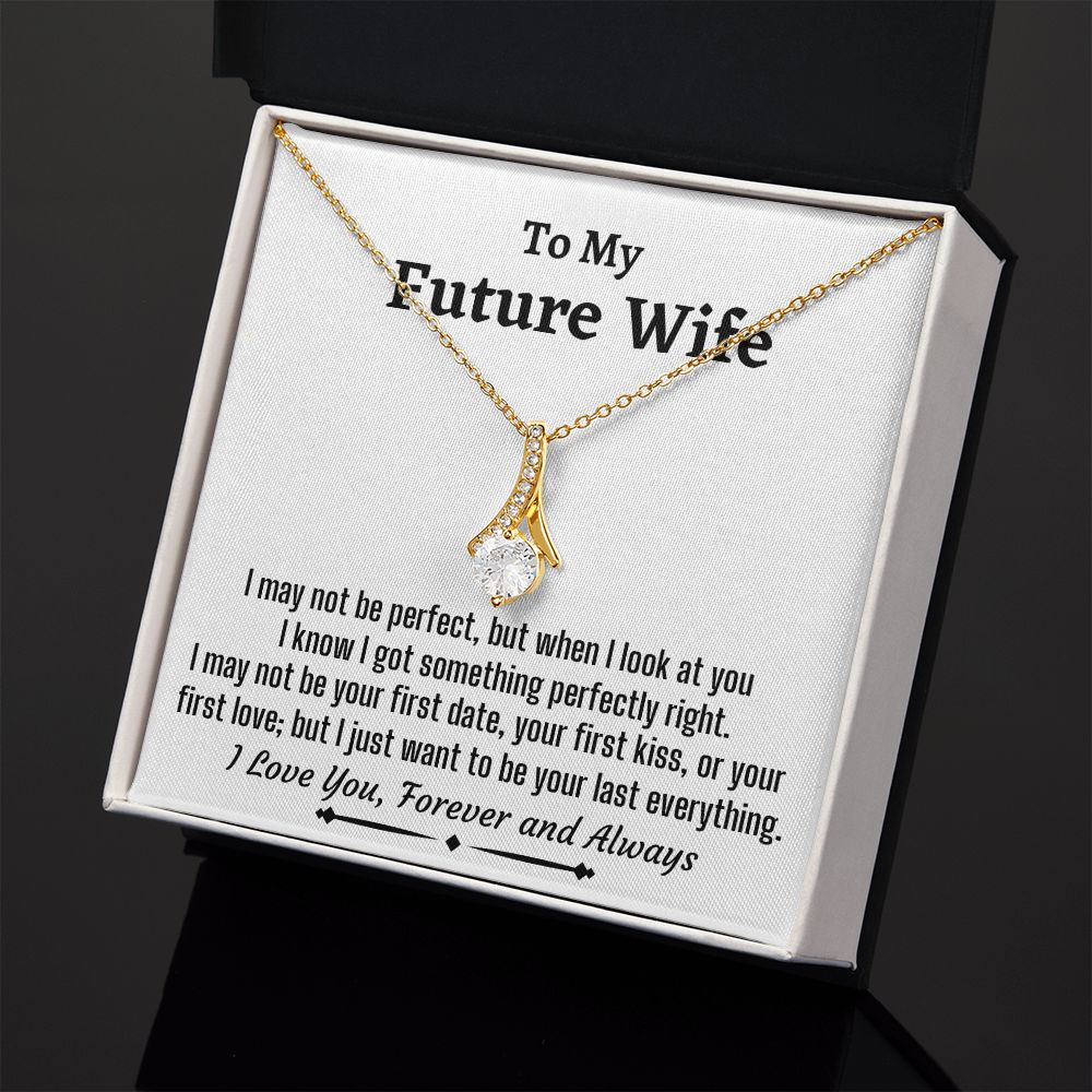 To My Future Wife Alluring Beauty Necklace, Birthday Gift ,Wedding Day Gift, Christmas Gift - Family Gear Collections