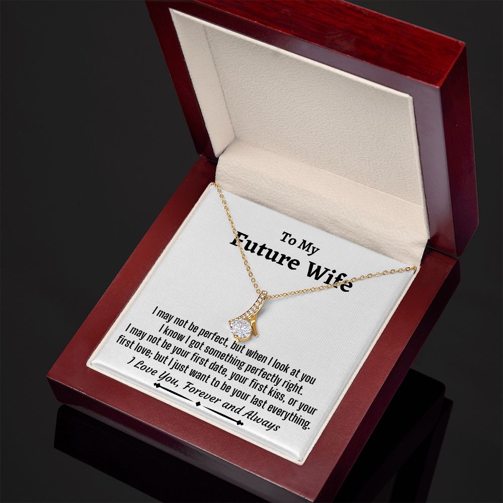 To My Future Wife Alluring Beauty Necklace, Birthday Gift ,Wedding Day Gift, Christmas Gift - Family Gear Collections