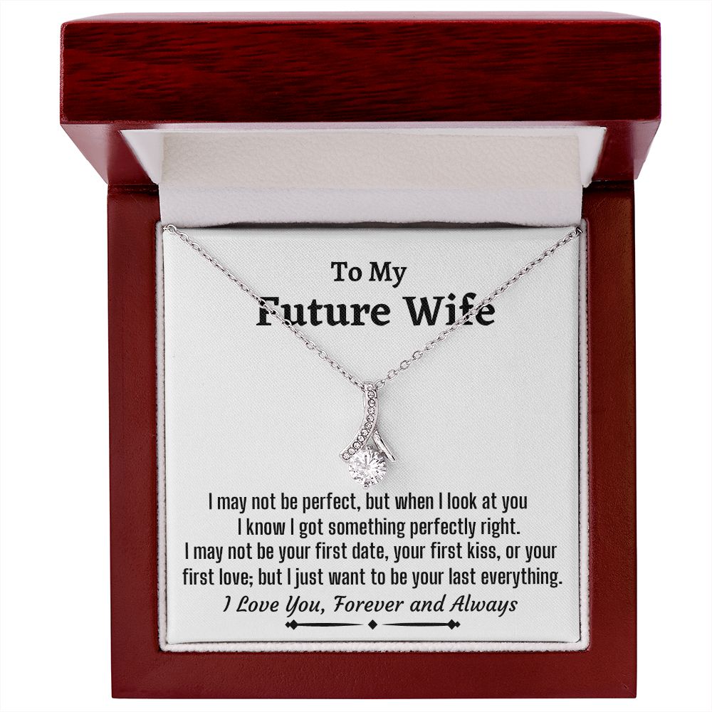 To My Future Wife Alluring Beauty Necklace, Birthday Gift ,Wedding Day Gift, Christmas Gift - Family Gear Collections