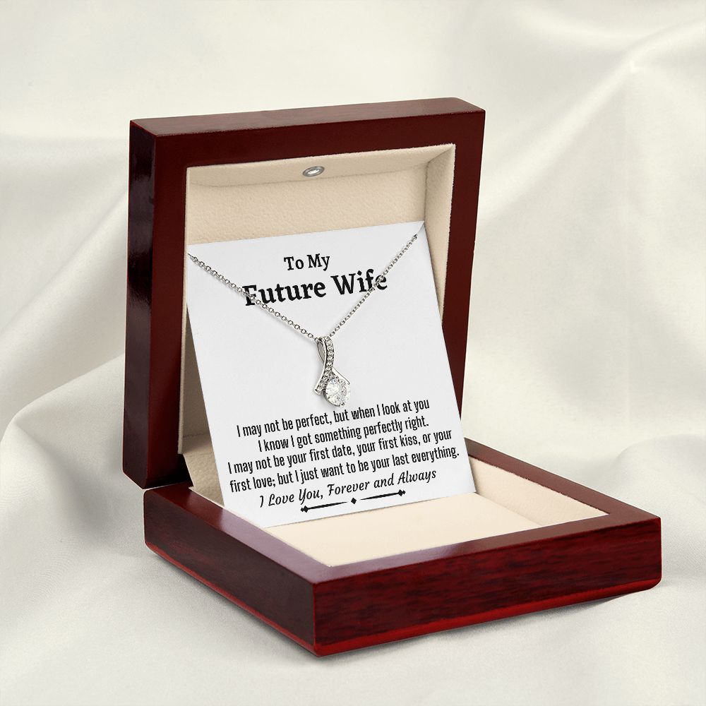 To My Future Wife Alluring Beauty Necklace, Birthday Gift ,Wedding Day Gift, Christmas Gift - Family Gear Collections