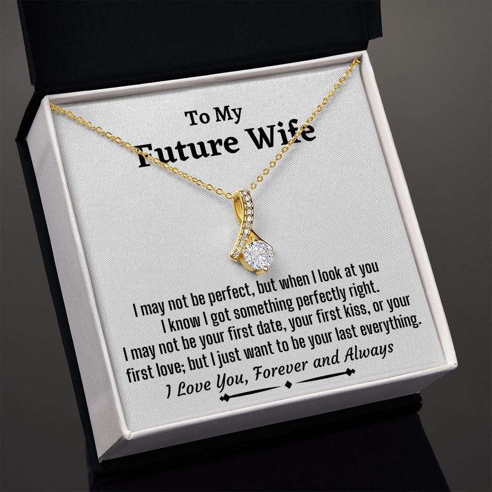 To My Future Wife Alluring Beauty Necklace, Birthday Gift ,Wedding Day Gift, Christmas Gift - Family Gear Collections