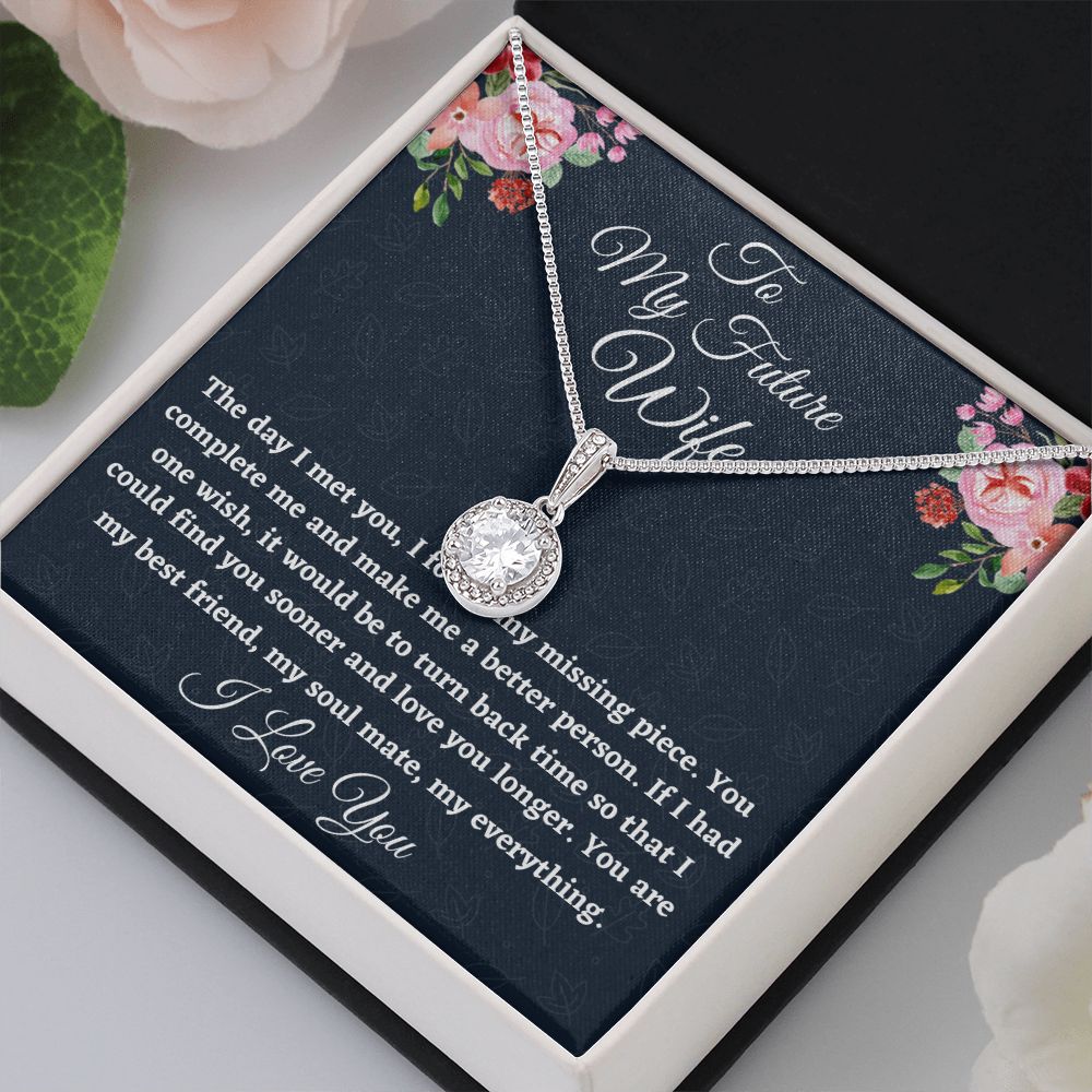 To My Future Wife, Eternal Hope Necklace, Appreciation Gift, Christmas Gift, I Love You. - Family Gear Collections