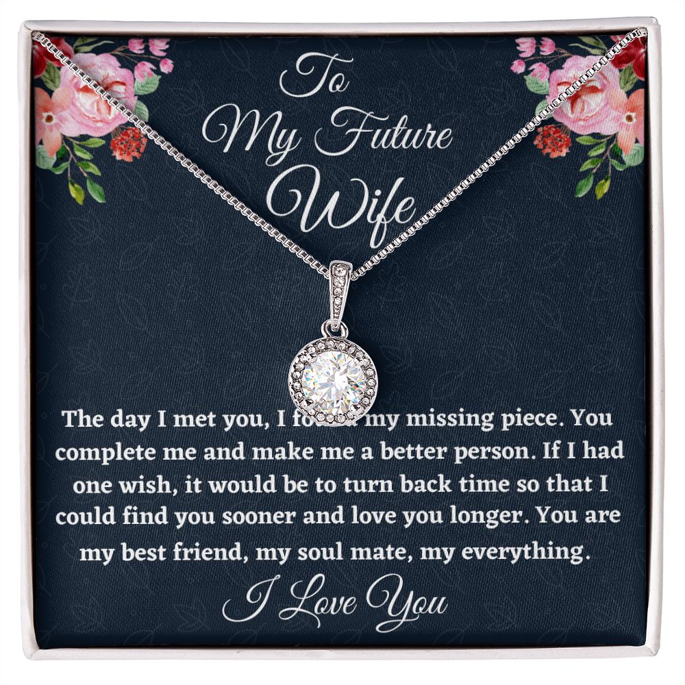 To My Future Wife, Eternal Hope Necklace, Appreciation Gift, Christmas Gift, I Love You. - Family Gear Collections