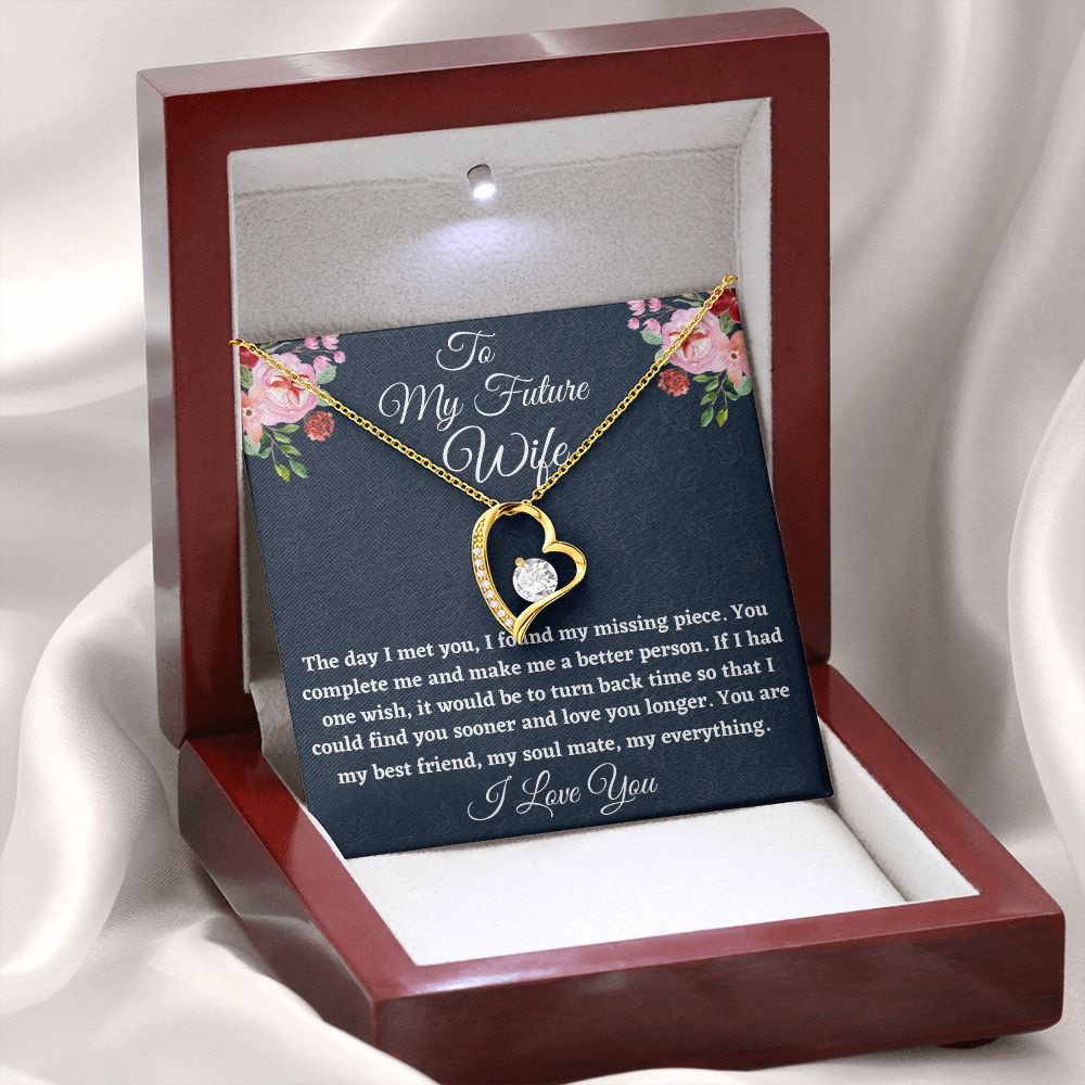 To My Future Wife, Forever Love Necklace, Appreciation Gift, Christmas Gift, I Love You.. - Family Gear Collections