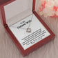 To My Future Wife Love Knot Necklace, Wedding Day Gift, Christmas Gift For Her - Family Gear Collections