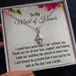 To My Maid Of Honor, Alluring Beauty Necklace, Wedding Gifts, Valentines Day Gift, Gift From Bride, Wedding Jewelry. Appreciation Gift - Family Gear Collections