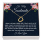 To My Soulmate, Delicate Heart Necklace, Christmas Gift, Birthday Gift For Her, I l Love You. - Family Gear Collections