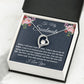 To My Soulmate, Forever Love Necklace, Christmas Gift, Birthday Gift For Her, I l Love You. - Family Gear Collections