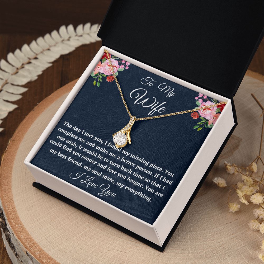 To My Wife, Alluring Beauty Necklace, Christmas Gift For Amazing Wife, Birthday Gift, From Loving Husband. - Family Gear Collections