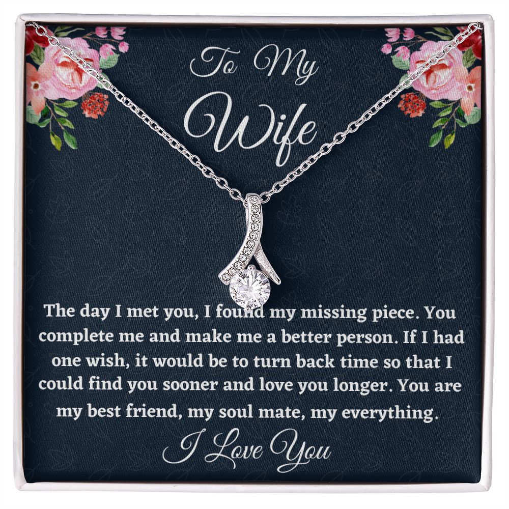 To My Wife, Alluring Beauty Necklace, Christmas Gift For Amazing Wife, Birthday Gift, From Loving Husband. - Family Gear Collections